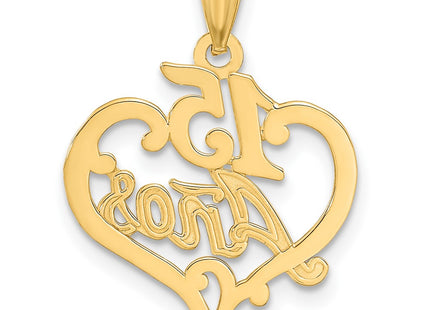 14k Yellow Gold Pendants Style C2969 - Classique Jewelry Inc.