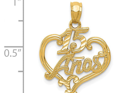 14k Yellow Gold Pendants Style C2969 - Classique Jewelry Inc.