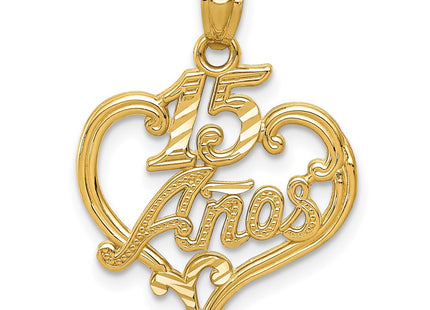 14k Yellow Gold Pendants Style C2969 - Classique Jewelry Inc.