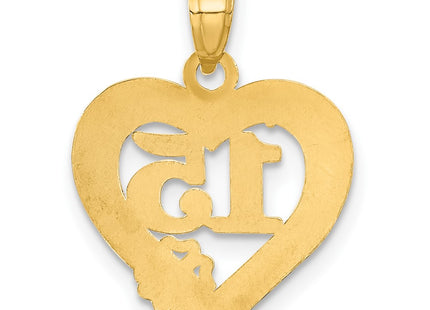14k Yellow Gold Pendants Style C2971 - Classique Jewelry Inc.