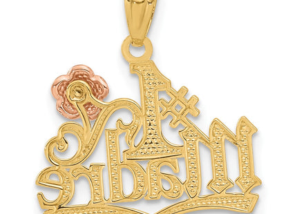 14k Two-tone Pendants Style C2988 - Classique Jewelry Inc.