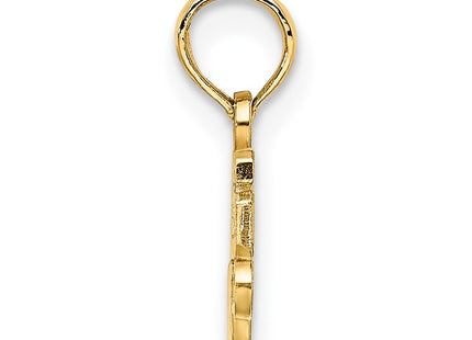 14K gold charm, alternate view