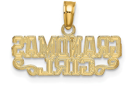 14K gold charm, further view