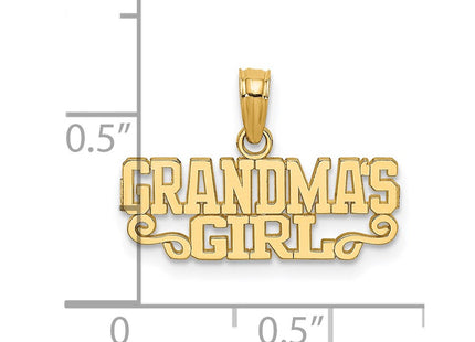 14K gold charm, another view