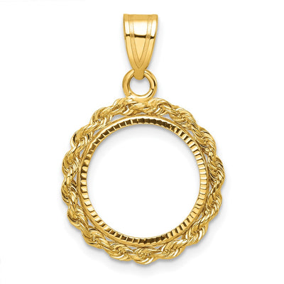 14K gold pendant