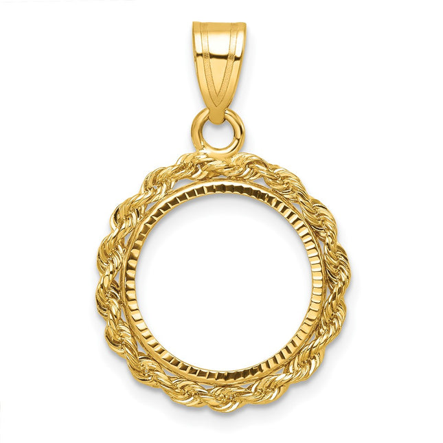 14K gold pendant