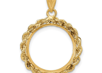 14K gold pendant, another view