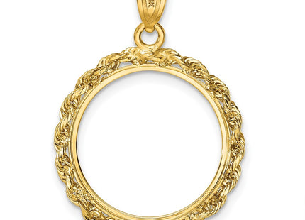 14K gold pendant, another view