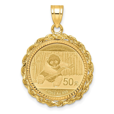 14K yellow gold pendant