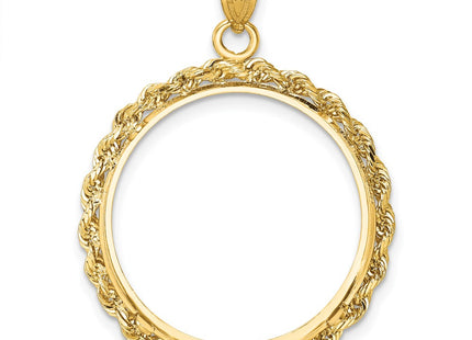 14k Yellow Gold Pendants Style C3012D - Classique Jewelry Inc.