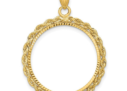 14k Yellow Gold Pendants Style C3012D - Classique Jewelry Inc.