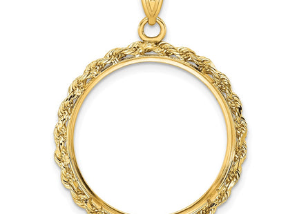 14K gold pendant, another view