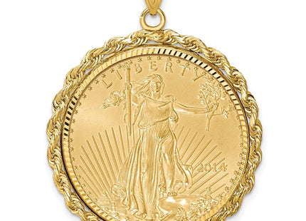 14k Yellow Gold Pendants Style C3012D - Classique Jewelry Inc.