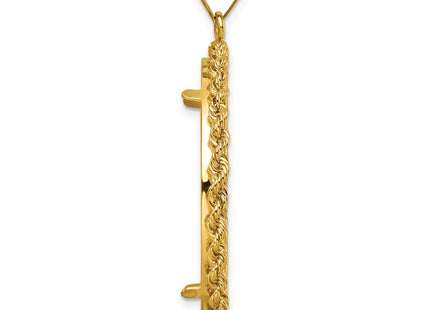14K gold pendant, alternate view
