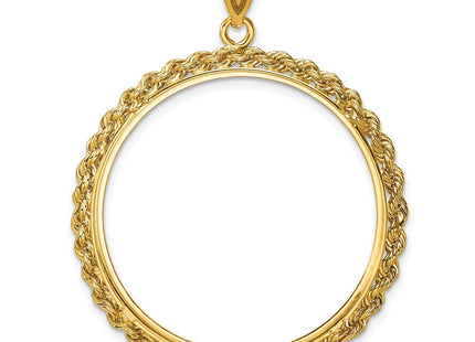 14K gold pendant, another view
