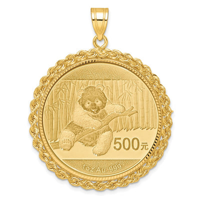 14K yellow gold pendant