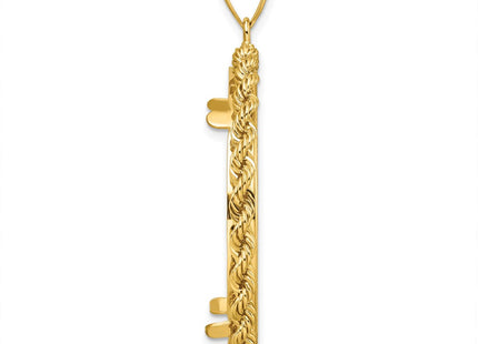 14K gold pendant, alternate view