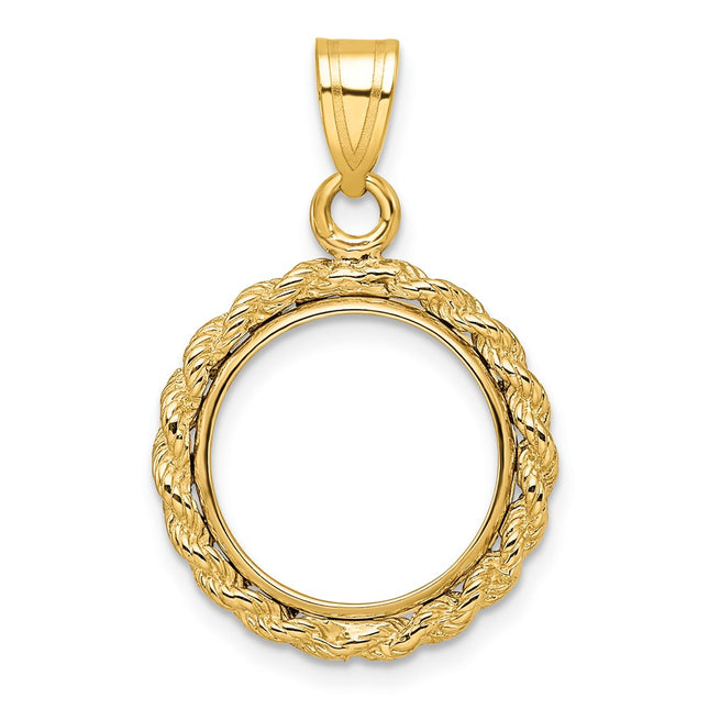 14K gold pendant
