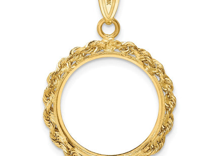 14K gold pendant, another view