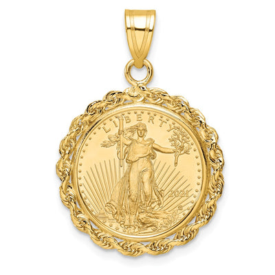 14K gold pendant