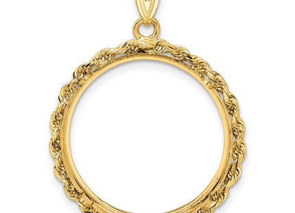 14K gold pendant, another view