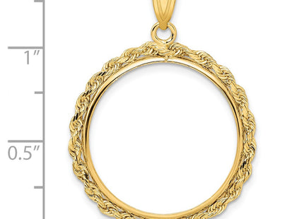 14K gold pendant, further view
