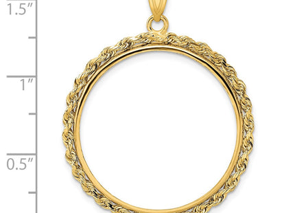 14K gold pendant, further view