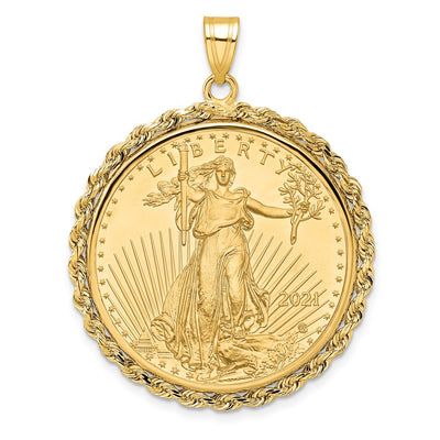 14K gold pendant