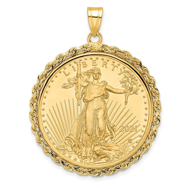 14k Yellow Gold Pendants Style C3012 - Classique Jewelry Inc.