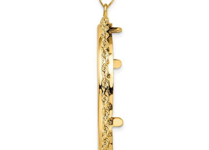14K gold pendant, alternate view