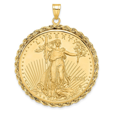 14K gold pendant