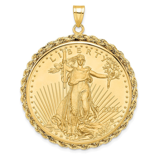 14k Yellow Gold Pendants Style C3012 - Classique Jewelry Inc.