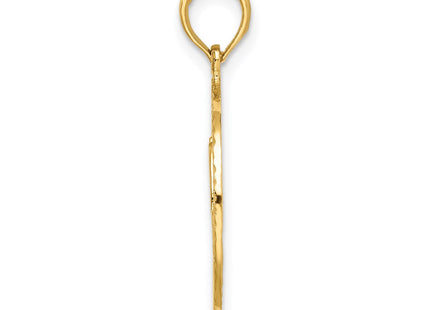 14K gold charm, alternate view