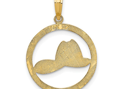 14K gold charm, further view