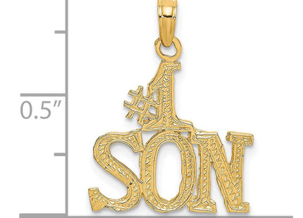14K gold charm, another view