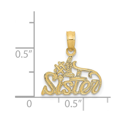 14k Yellow Gold Pendants Style C3025 - Classique Jewelry Inc.