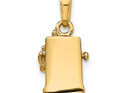 14k Yellow Gold Pendants Style C3042 - Classique Jewelry Inc.