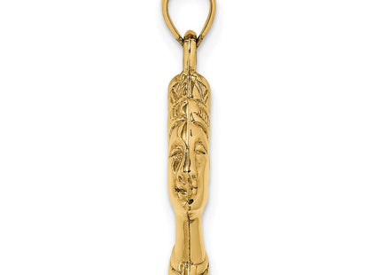 14k Yellow Gold Pendants Style C3068 - Classique Jewelry Inc.