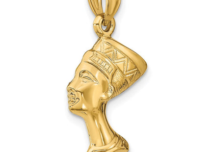 14K gold snowflake pendant, further view