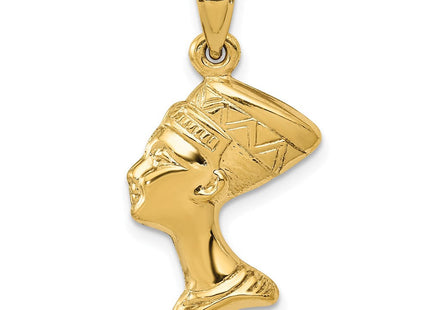 14K gold snowflake pendant