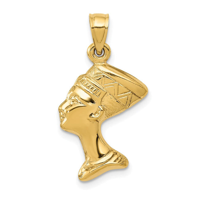 14k Snowflake Pendant, 20 x 14mm