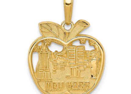 14k NEW YORK City Skyline in Apple Pendant (Style C3076)