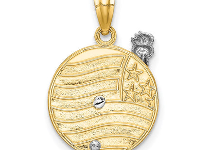 14k Two-tone Pendants Style C3079 - Classique Jewelry Inc.