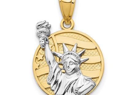 14k Two-tone Pendants Style C3079 - Classique Jewelry Inc.