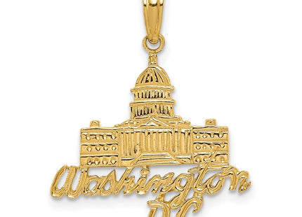 14k Yellow Gold Pendants Style C3097 - Classique Jewelry Inc.