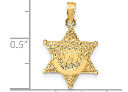 14k Yellow Gold Pendants Style C3098 - Classique Jewelry Inc.