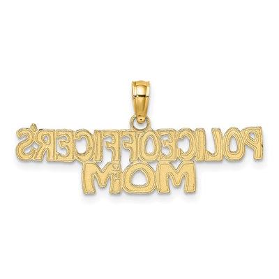 14K POLICE OFFICER'S MOM Charm