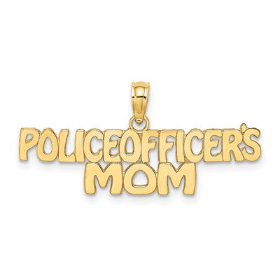 14K POLICE OFFICER'S MOM Charm