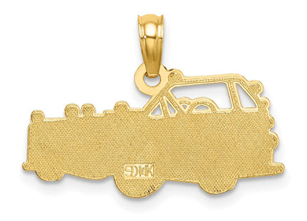 14k Fire Truck Charm (Style C3103)