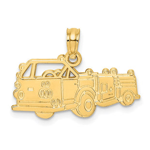 14k Fire Truck Charm (Style C3103)